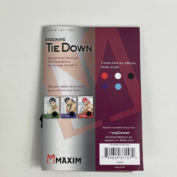Maxim Stocking Tie Down - Headwear