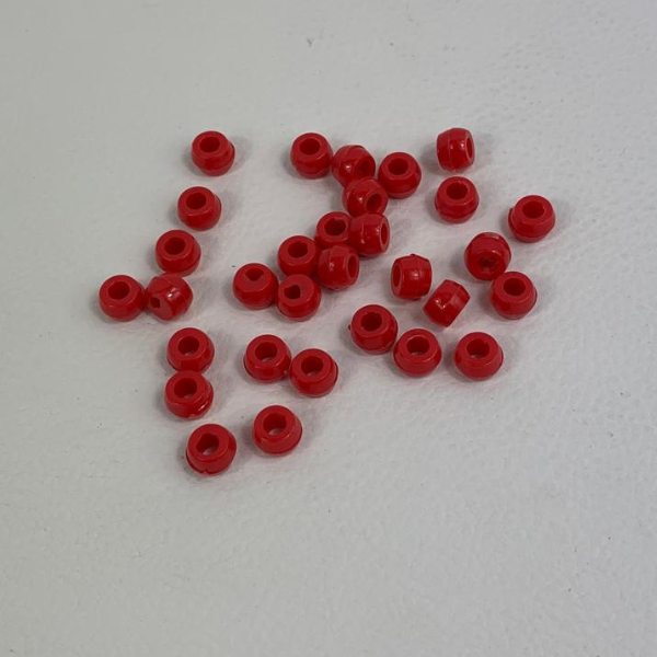 Bead Collection - Bright red beads
