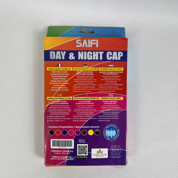 Saifi Day and Night Cap - Black