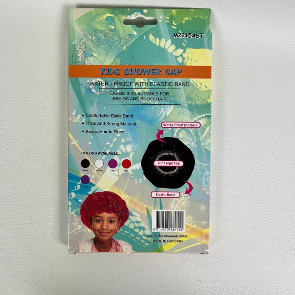 Bonnet de douche enfant - imperméable avec élastique