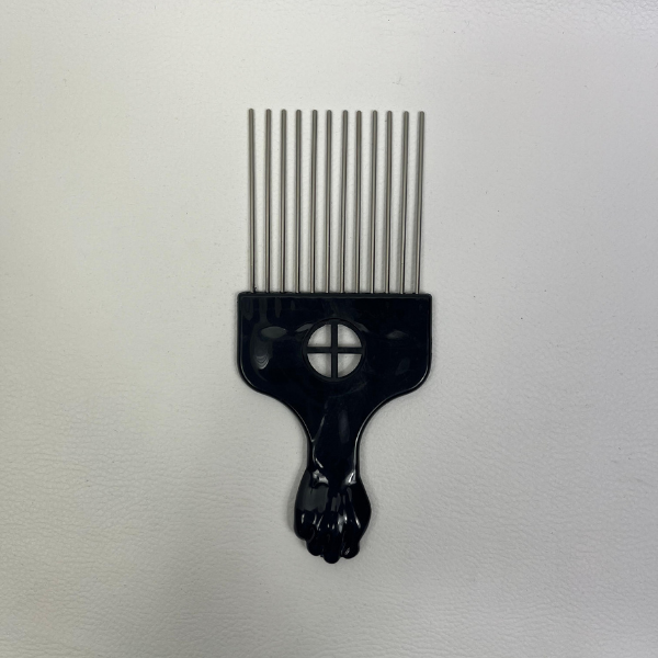 Stella Collection Metall Afro Kamm