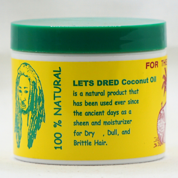 Huile de noix de coco LETS DRED – Huile de noix de coco naturelle