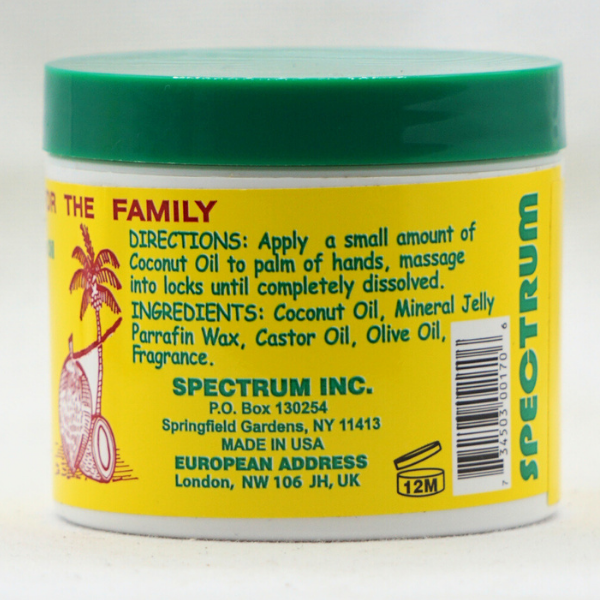 Huile de noix de coco LETS DRED – Huile de noix de coco naturelle