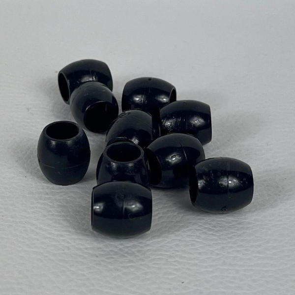 Midnight Pearls – Elegante schwarze große Perlen