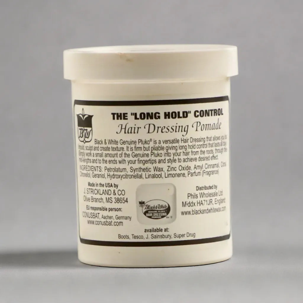 Black & White Genuine Pluko Hair Dressing Haarcreme