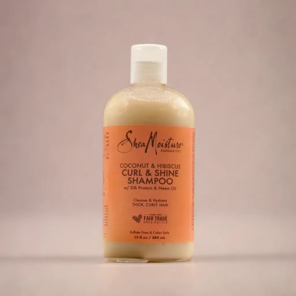 Shampooing boucles et brillance à la noix de coco et à l'hibiscus Shea Moisture