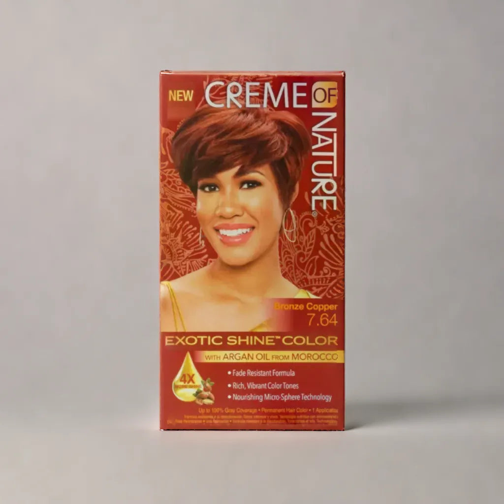 Creme of Nature Coloration Exotique Brillance à l'Huile d'Argan - Bronze Cooper 7.64