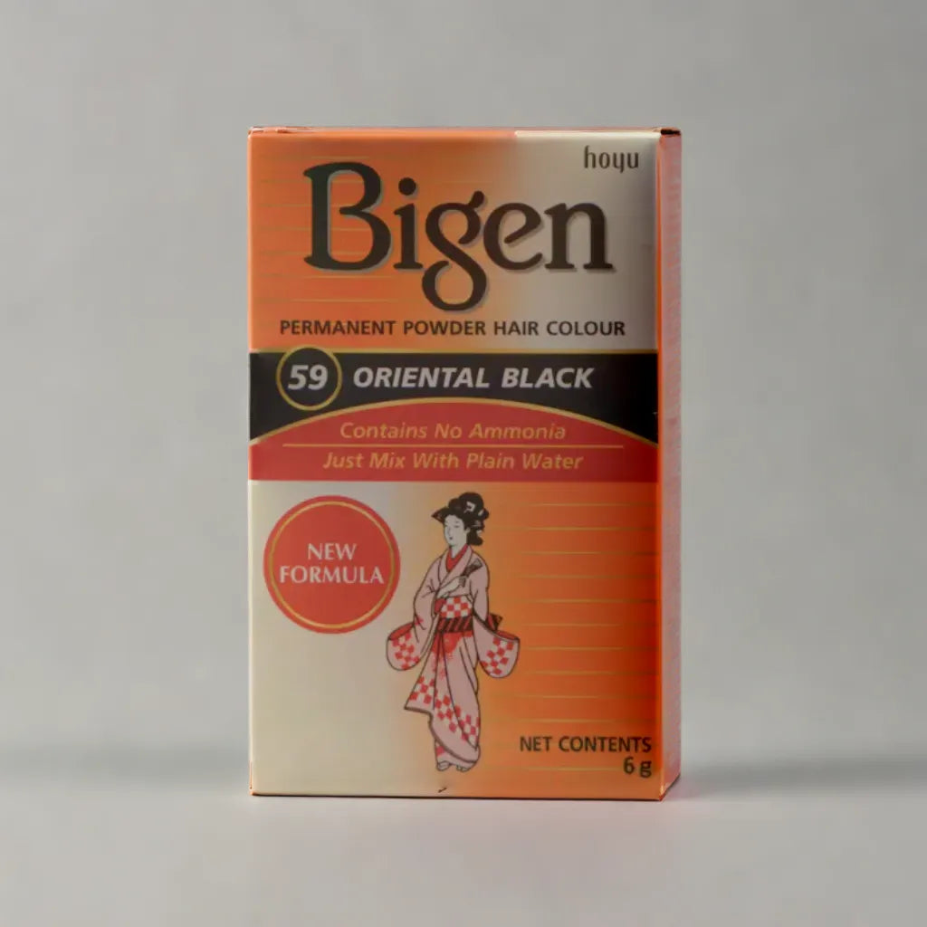 Bigen Permanent Powder Hair Color Oriental Black 59