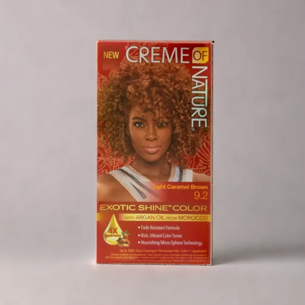 Creme of Nature Coloration Exotique Brillance à l'Huile d'Argan - Brun Caramel Clair 9.2
