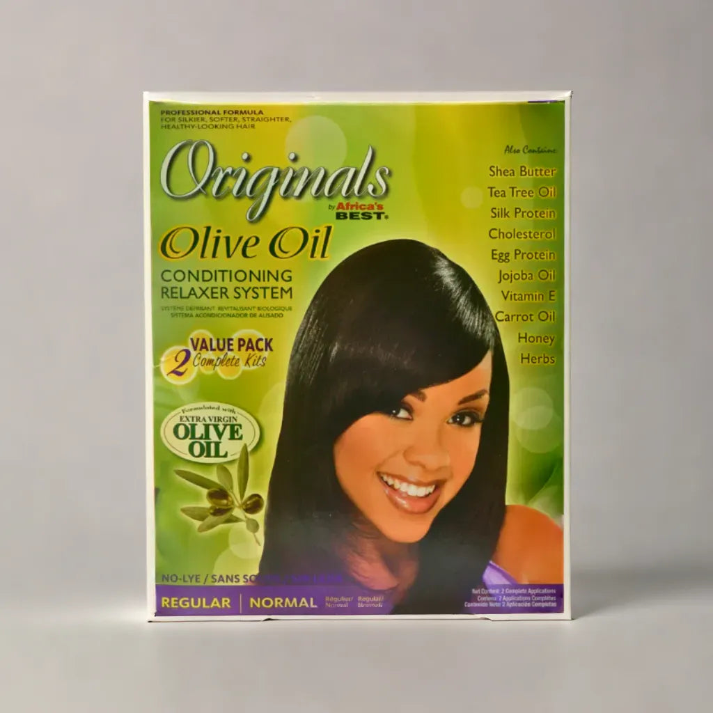 Originals by Africa's Best Olive Oil Conditioning Relaxer System (Regular, Normal)