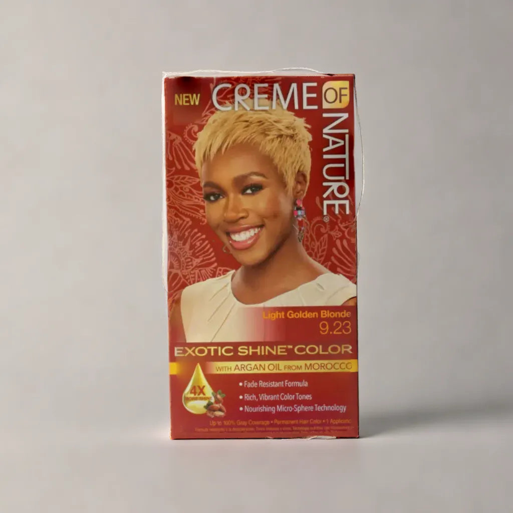 Creme of Nature Coloration Exotique Brillance à l'Huile d'Argan - Blond Doré Clair 9.23