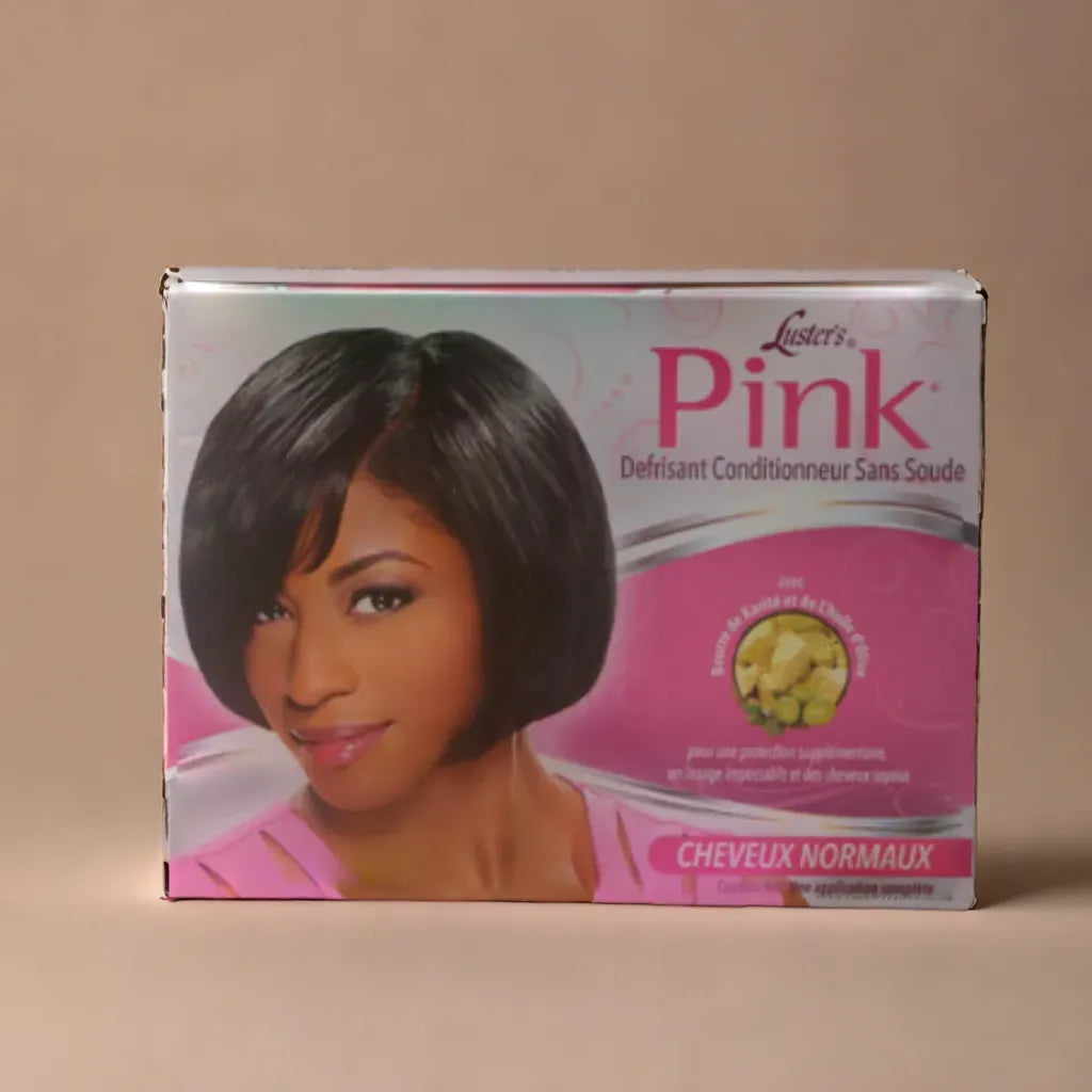 Luster's Pink Defrisant Conditionneur Sans Soude - for normal hair / hair relax kit