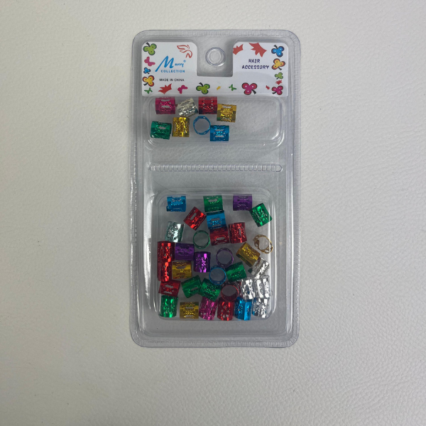 Murrays Collection Hair Accessories - Colorful Metal Beads