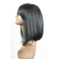 Boss Wig Perruque synthétique avec frange – modèle MP-21 en noir