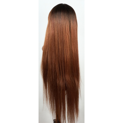 Boss Wig Premium Perruque synthétique cheveux longs avec frange