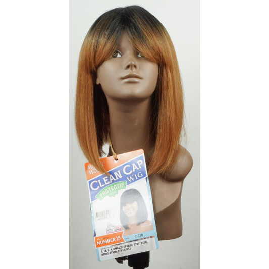 Perruque Clean Cap "Numéro 15" - OT30 Straight Bob Hairstyle