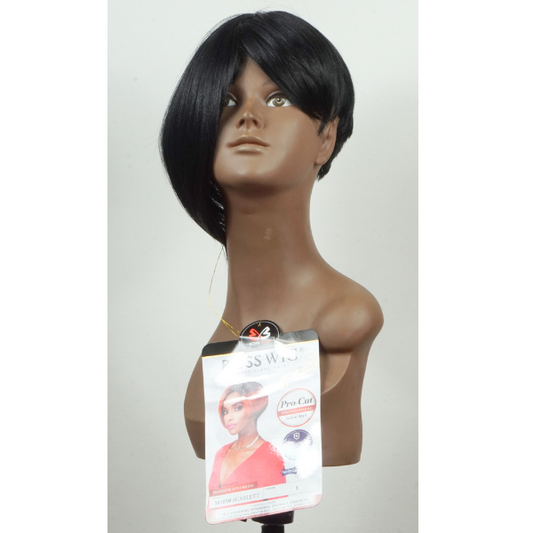 Boss Wig Pro Cut – Perruque cheveux courts Scarlett en noir naturel