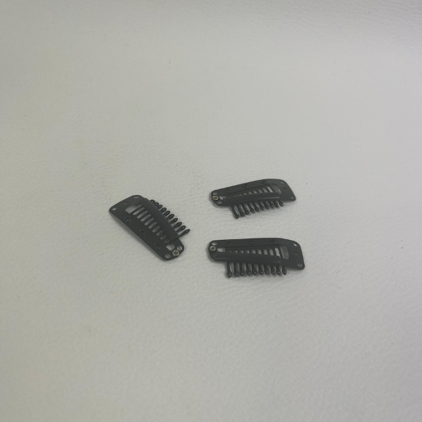 Dreamfix Hair Clips for Extensions - Black, 3 Pieces