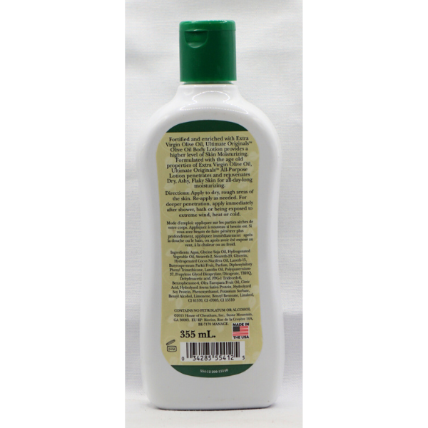Ultimate Originals Lotion hydratante pour le corps Huile d'olive extra vierge