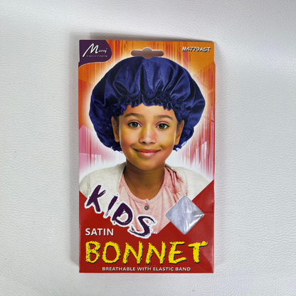 Children's Satin Bonnet - Breathable with Elastic Band