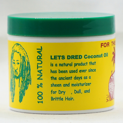 Huile de noix de coco LETS DRED – Huile de noix de coco naturelle