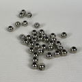 Perles en métal pour cheveux argentés brillants