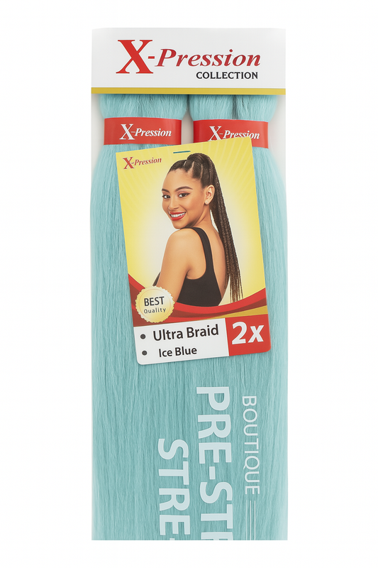 X-Pression Ultra Braid – Ice Blue (2x)