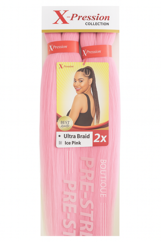 X-Pression Ultra Braid – Ice Pink (2x)