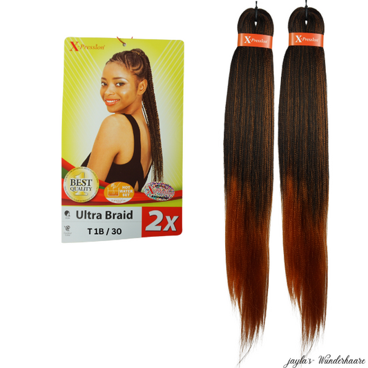 Cheveux tressés pré-étirés T1B/30