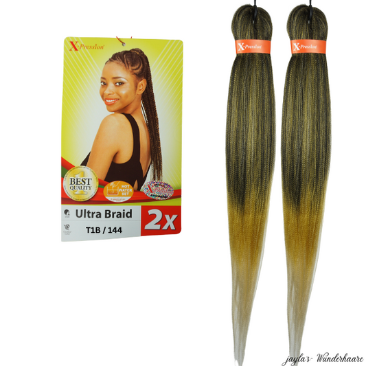 Cheveux tressés pré-étirés T1B/144