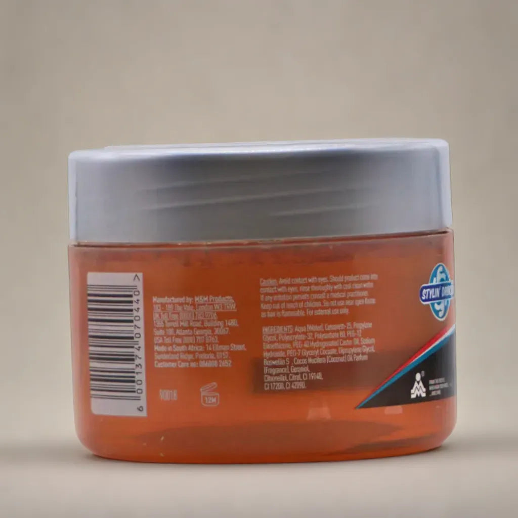 Gel Wax – cire coiffante avec une teinte foncée