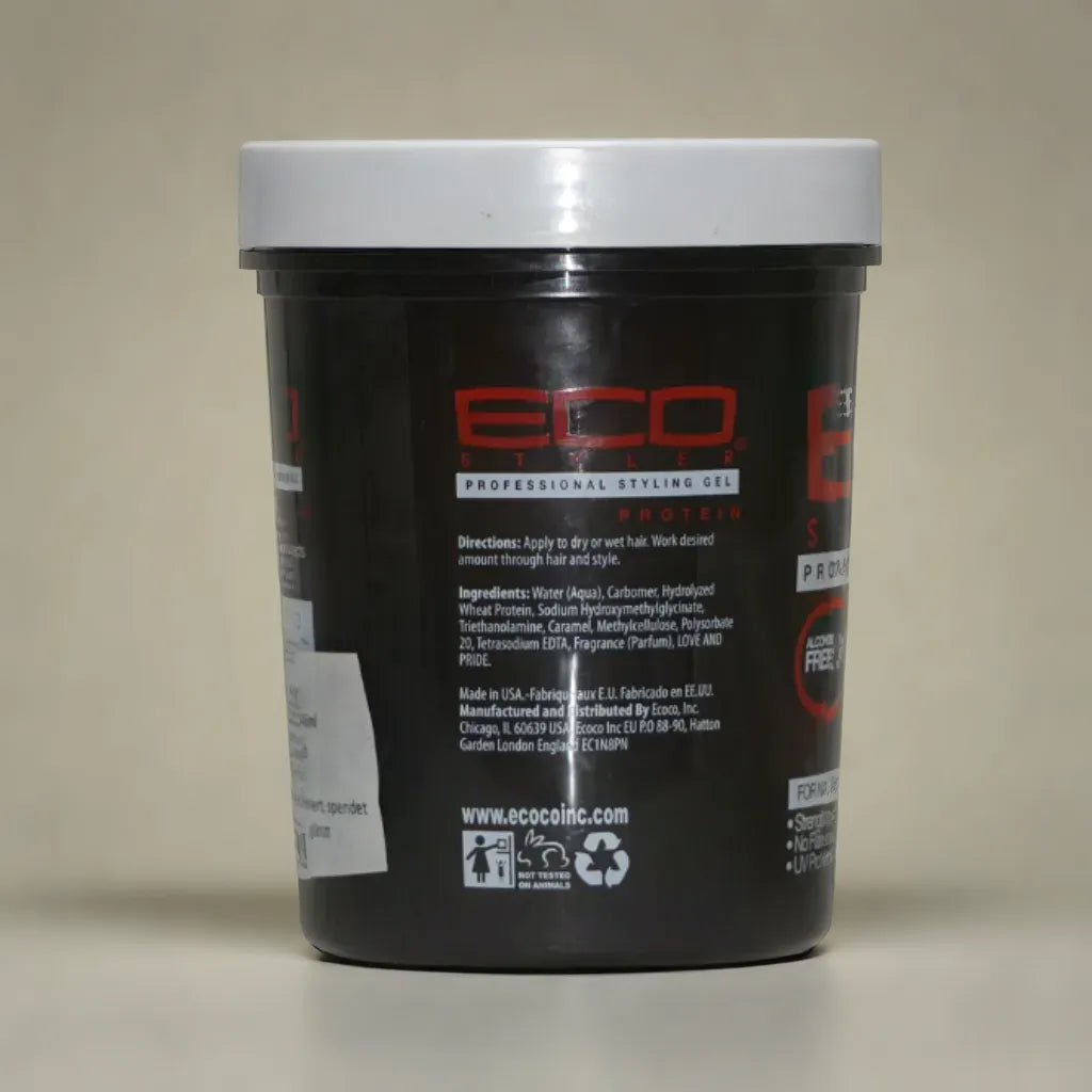 Gel Coiffant Eco Professionnel - Super Protéiné, sans alcool