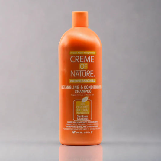 Creme of Nature Shampooing démêlant et revitalisant professionnel à l'huile de tournesol et de noix de coco