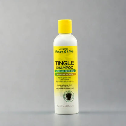 Shampoing jamaïcain à la mangue et au citron vert avec huile de graines de moringa et miel de Manuka