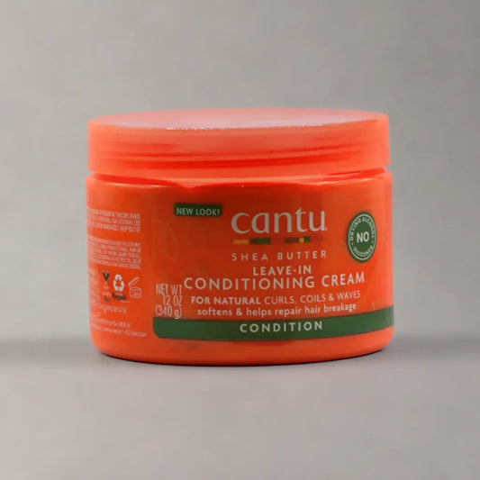 Crème revitalisante sans rinçage au beurre de karité Cantu