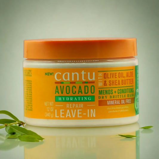 Crème capillaire bouclée au beurre de karité, au beurre de mangue et à l'avocat Cantu