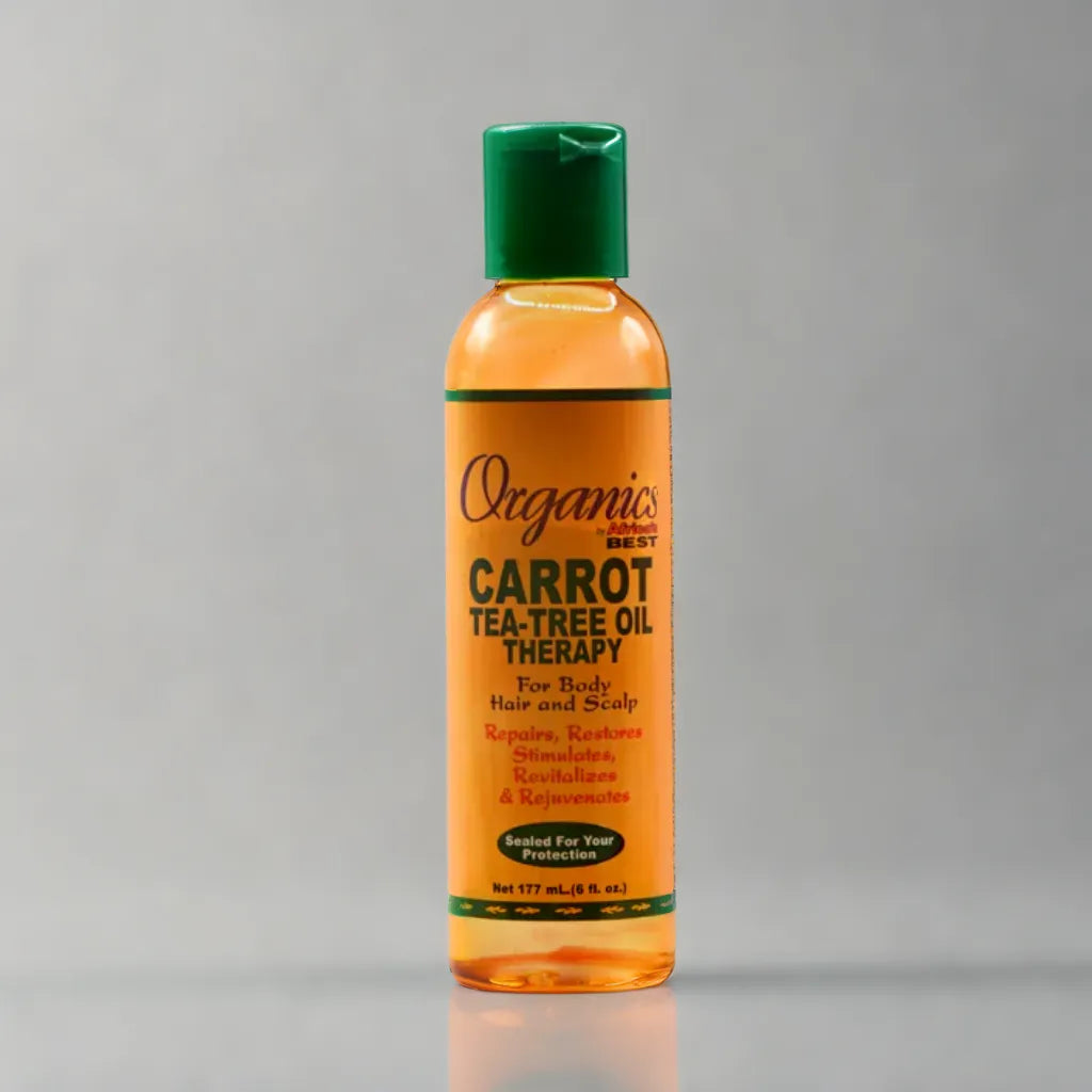 Thérapie à l'huile capillaire à l'arbre à thé et à la carotte Organics