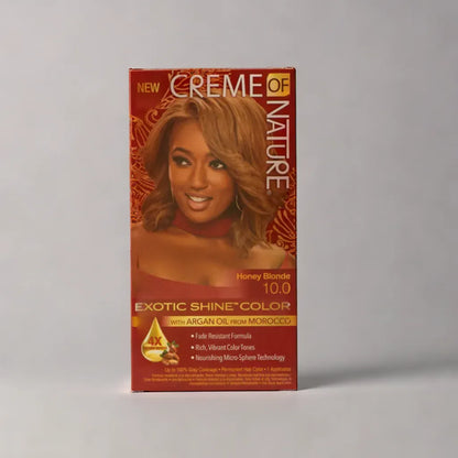 Coloration capillaire Creme of Nature - Blond miel 10.0 à l'huile d'argan