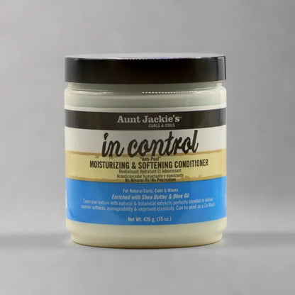 Aunt Jackie's Curls &amp; Coils In Control Après-shampooing hydratant et adoucissant