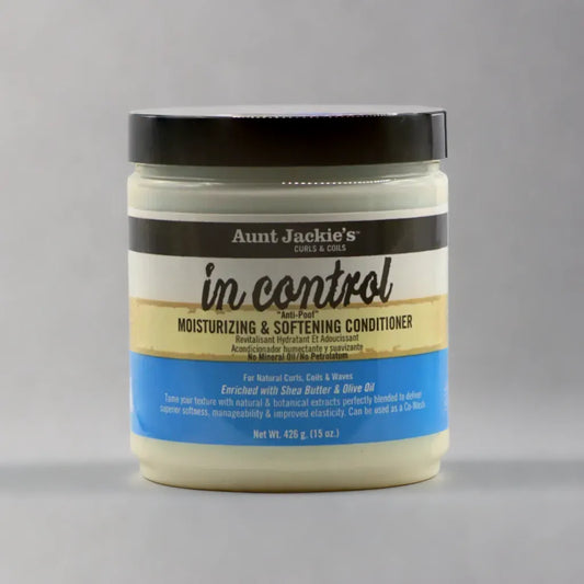 Aunt Jackie's Curls &amp; Coils In Control Après-shampooing hydratant et adoucissant