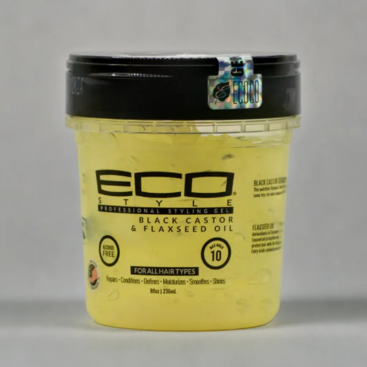 Stylo gel coiffant à l'huile de ricin et de lin noir ECO Style