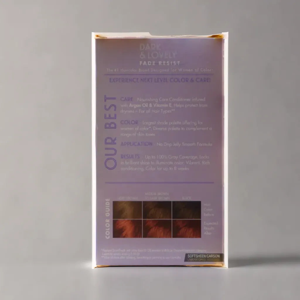 Couleur de cheveux Dark &amp; ​​​​Lovely Fade Resist-Rouge chaud 376