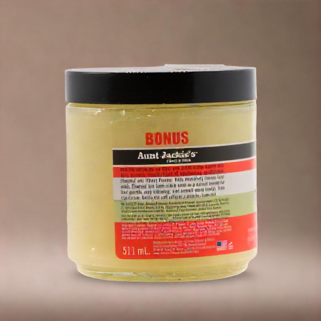 Les recettes de graines de lin Curls &amp; Coils de Aunt Jackie's ne rétrécissent pas Gel de bouclage allongeant aux graines de lin
