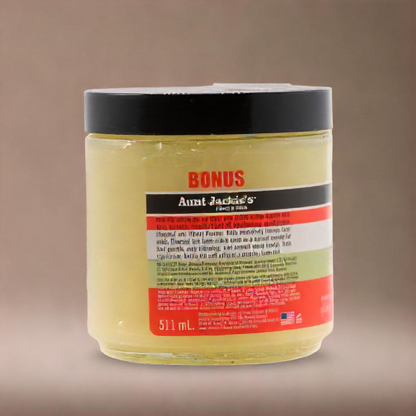 Les recettes de graines de lin Curls &amp; Coils de Aunt Jackie's ne rétrécissent pas Gel de bouclage allongeant aux graines de lin