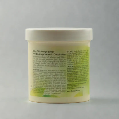 Revitalisant anti-casse sans rinçage à l'huile et au beurre de mangue Elasta QP