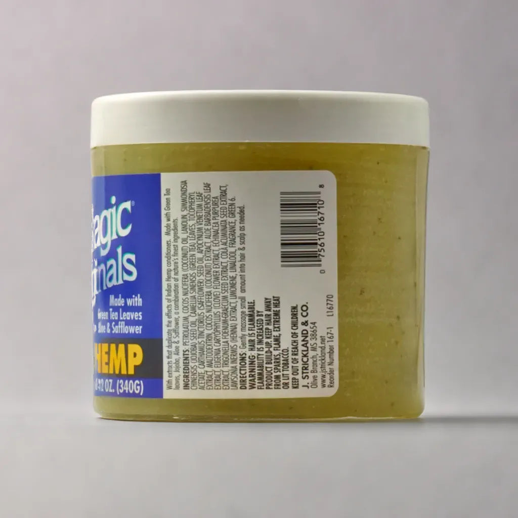 Revitalisant pour cheveux et cuir chevelu à base de plantes de chanvre indien Blue Magic Originals