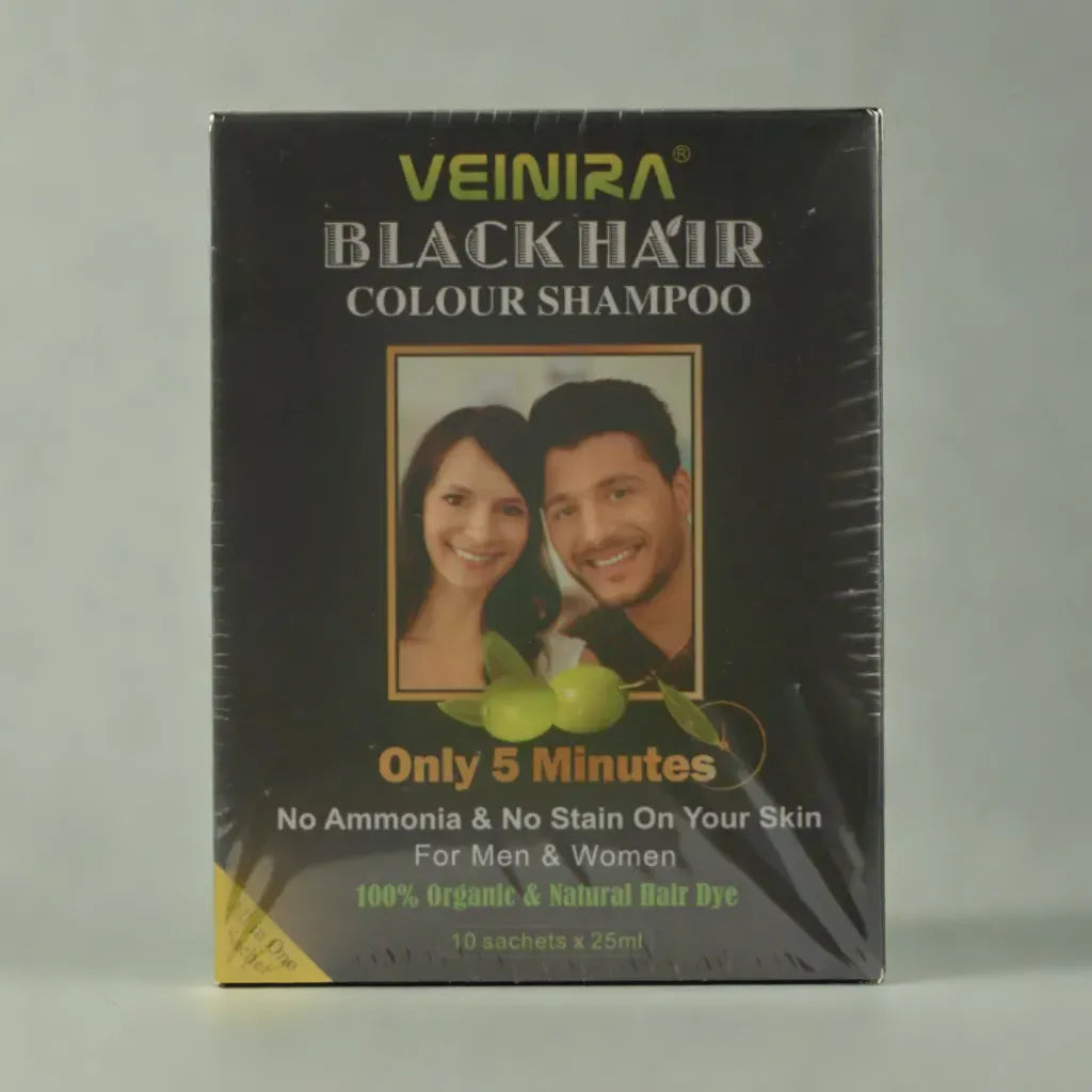 Veinira Black Hair Color Shampoo