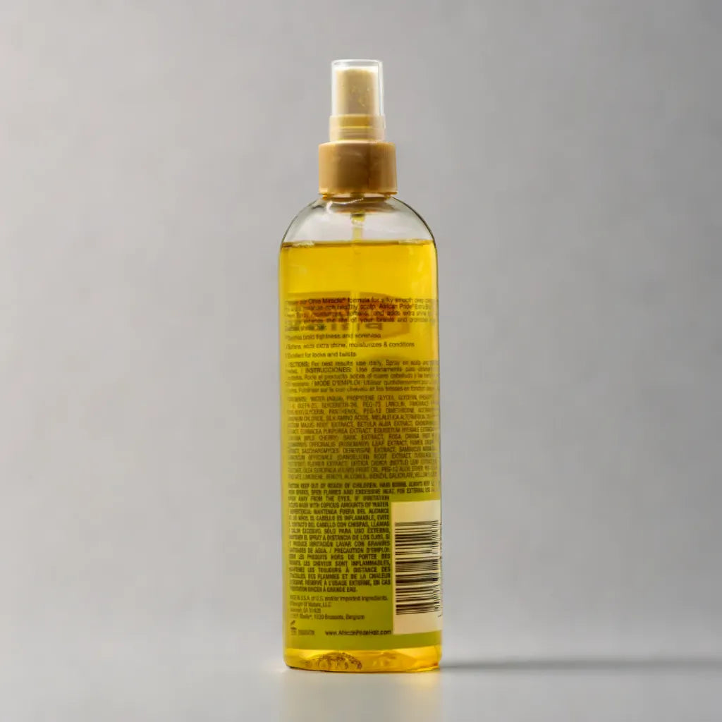 African Pride Olive Miracle Extra Shine Braid Sheen Hairspray