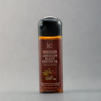 IC Fantasia Huile capillaire de ricin noir jamaïcain 100 % naturelle