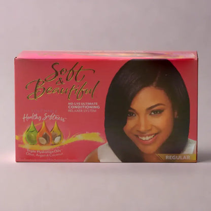 Soft & Beautiful No-Lye Ultimate Conditioning Relaxer System - Regular